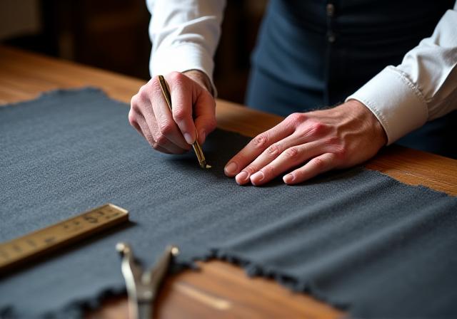 Artigiano al lavoro nel laboratorio di Roma